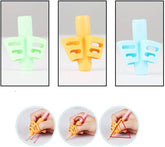 6 Pack Pencil Grips for Kids Handwriting, Ergonomic Writing Training Aid